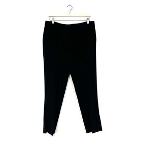 Kate‎ Spade | Black Trouser Pants with Ankle Slits Size 10
